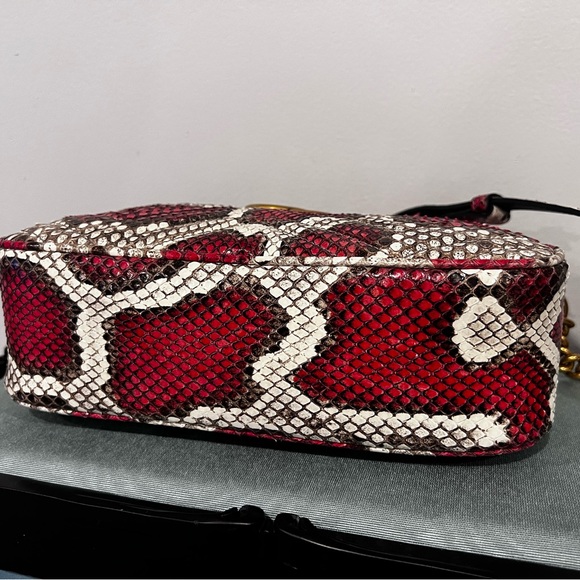 Gucci GG Marmont Python Crossbody/Shoulder Adjustable Bag - Picture 5 of 8